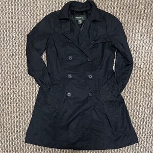 Eddie Bauer Women's Black Trench Coat